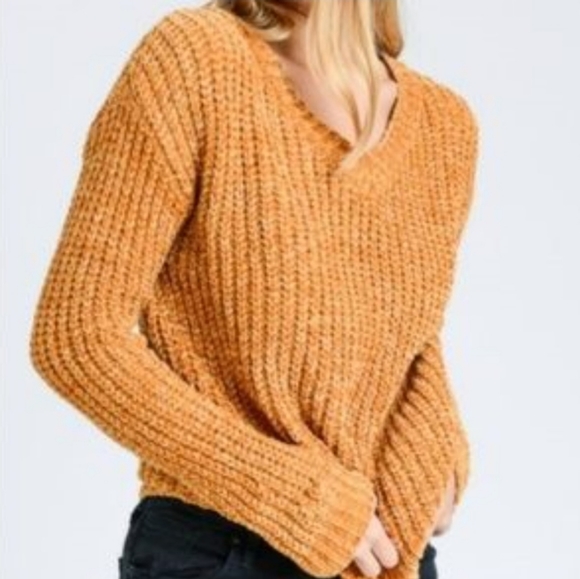 Ultra Soft Mustard Sweater Fall Trend - Picture 5 of 8